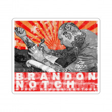 Brandon Notch Die-Cut Stickers