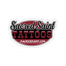 Sacred Saint Tattoo Die-Cut Stickers