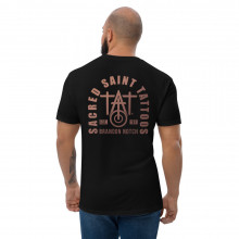 Sacred Saint Tattoos Tombstone Sunburst Short Sleeve T-shirt